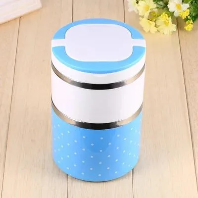 1 Pc 2 Layered Lunch Box