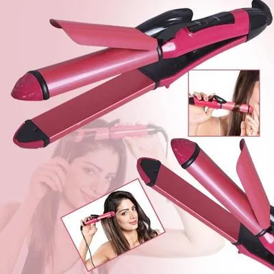 2 In 1 Hair Curler & Straightener 1