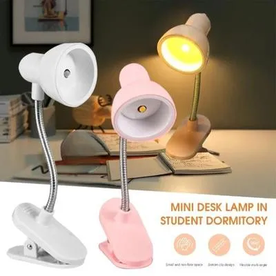 Mini LED Book Reading Light LED Reading Lamp for Night Study & Bedtime Adjustable 360° Desk Light, Eye-Friendly, Compact Bookmark Gift for Book Lovers Mini LED Clip Lamp