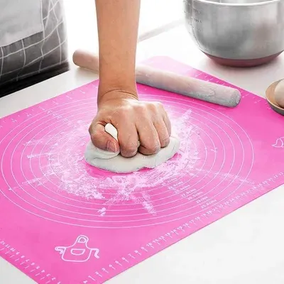 Large Size Silicon RotiMat Pastry Fondant DoughRolling Mat Silicone Surface thumbnail 2