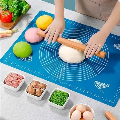 Large Size Silicon RotiMat Pastry Fondant DoughRolling Mat Silicone Surface thumbnail 6