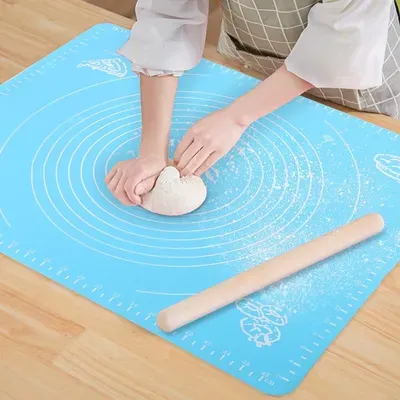 Large Size Silicon RotiMat Pastry Fondant DoughRolling Mat Silicone Surface thumbnail 7