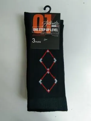 Men's Cotton Crew Length, Easy To Wear, Easy To Wash, Formal Wear No Show Socks 3