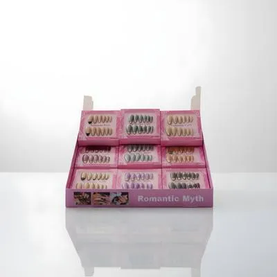 12 pcs of Professional Manicure Fake Nails