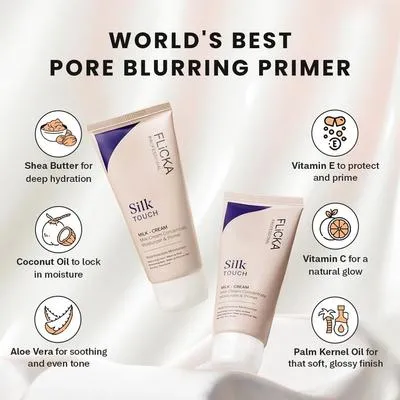 Flicka Silk Touch Milk Cream Primer