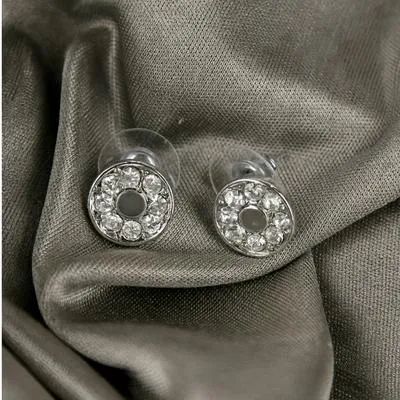 Modern Design Silver Plated Studs