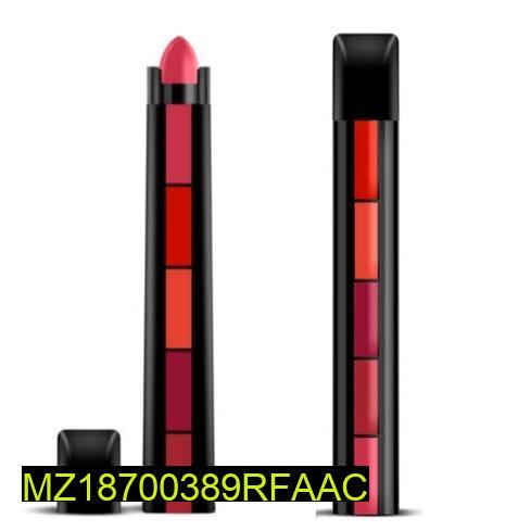 5 In 1 Matte Lipstick Set (Pack of 2)