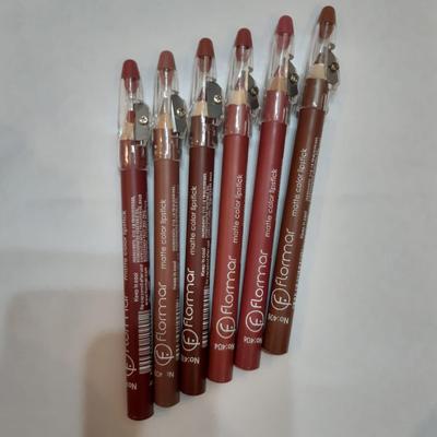 Long Lasting Lip Pencil, Pack Of 6