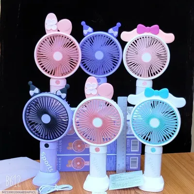 Portable Foldable Neck Fan Blue 500mAh Rechargeable thumbnail 3