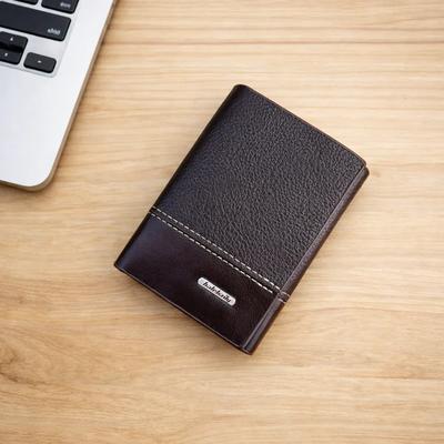 Baellery Brand Business Trifold Leather Wallet, Cardholder