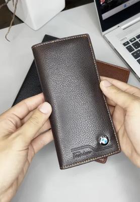 New Classic Long Fold Leather Wallet.