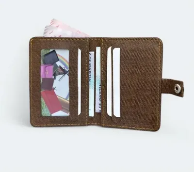 Men's Slim Leather Card Holder Wallet Multicolor thumbnail 4