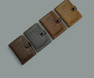 Men's Slim Leather Card Holder Wallet Multicolor thumbnail 5