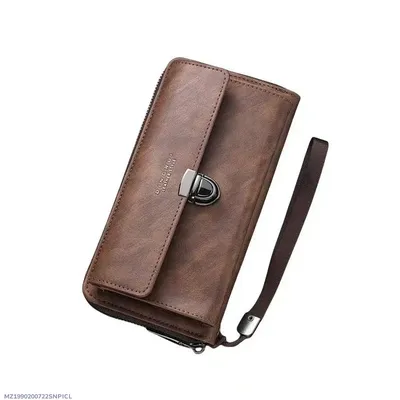 Men’s Large Capacity Wallet With Zipper And Card Slots thumbnail 8