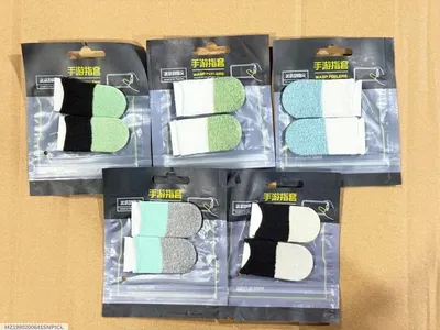 Multicolor Printed Cotton Fingerless Gloves for Men Women thumbnail 6