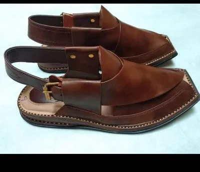 Men's Neoprene Plain Peshawari Chappal