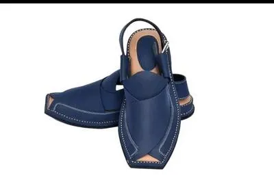 Men's Neoprene Plain Peshawari Chappal