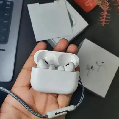 Black Airpods with Wireless Charging Cable & Box thumbnail 2