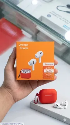 Orange Airpods with Fast Charge & Long Battery thumbnail 6