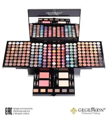 Gegemoon Blockbuster Makeup Palette– 184 Colors Eyeshadow| Full Face Professional Makeup Kit