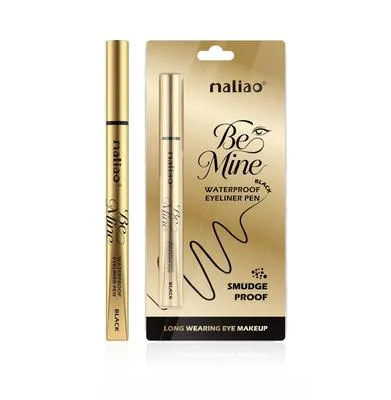 Maliao Be Mine Waterproof Eyeliner Pen - Long-Lasting, Smudge-Proof, Matte Black Liquid Eyeliner for Precise Eyes