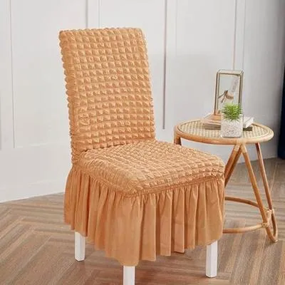 6 Seater Jersey Textured Chair Cover