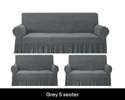 5 Seater Mesh Plain Sofa Covers