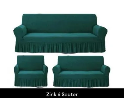 6 Seater Mesh Plain Sofa Covers