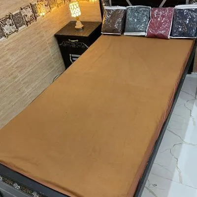Mattress Covers Water Proof Matress Safegaurd Fabric Terry Cotton Size Single Bed Elastic Fitted Sheet Export Quality Stiched 100% Water Proof Gaurnteed Stuff is Extra Fine