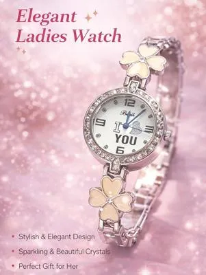 Chic Women's Watch with Elegant Bracelet Strap - 1 Pc
