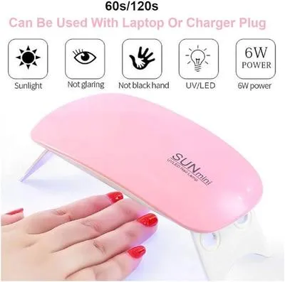 Quick-Drying Nail Tools - 1 Pcs Pink ABS Plastic for Professional Manicure