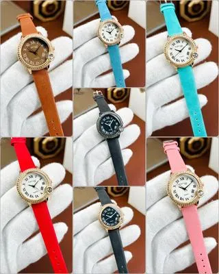 Timeworth Ladies Classic Watch with Leather Strap – Elegant Dial | Multiple Colors Available