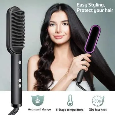 Lightweight And Portable Hair Straightener Brush 909