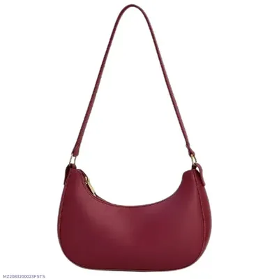 Women's PU Leather Plain Shoulder Bag thumbnail 6