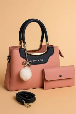 Women's Leather Plain Hand Bag