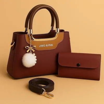 Women's Leather Plain Shoulder Bag