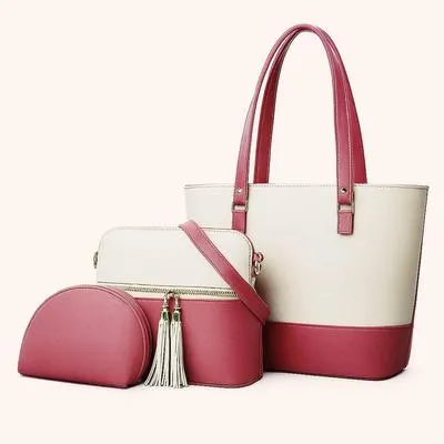 Women's Leather Plain Shoulder Bag