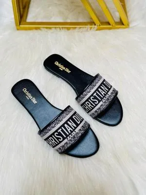 Christion Dior Flat Slippers