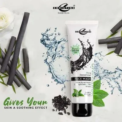 Mint & Charcoal Extract Face Wash - 110 ML