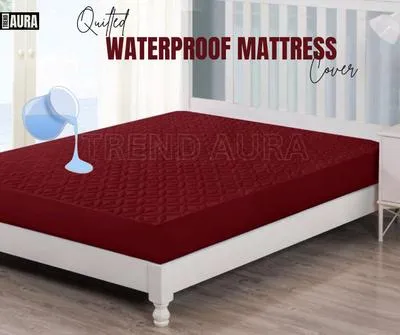 Premium Quilted Double Bed Mattress Cover