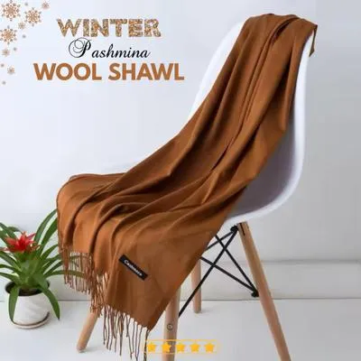 Women's Cashmere Plain Shawl