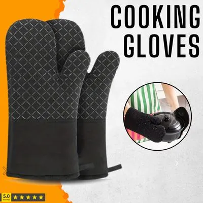 Automatic Multicolor Kitchen Gloves - 2 Pcs for Effortless Cooking