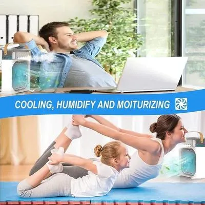 Mini Air Cooler 599pcs White ABS Plastic thumbnail 3