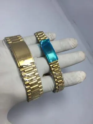 Golden Couple Watches Stainless Steel Chain Strap for Women and Men thumbnail 2