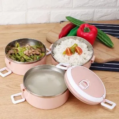 Stainless Steel 1-Layer Lunch Box – Portable Mini Bento Food Container