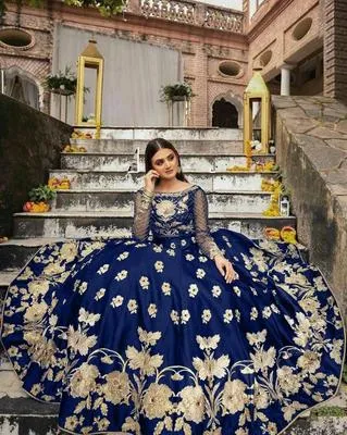 2 Pcs Women's Stitched Shamoz Silk Embroidered Maxi Suit