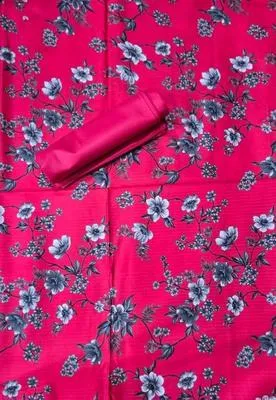 2 Pcs Women's Unstitched Printed Suit