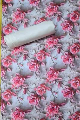 2 Pcs Women's Unstitched Printed Suit