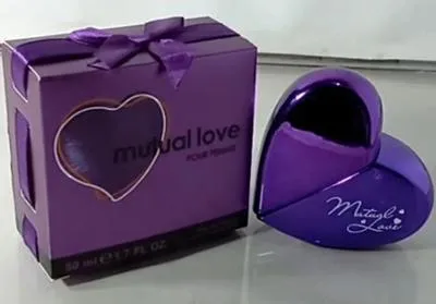 Mutual Love Heart Shape Pour Femme Floral Perfume 50ml | Long Lasting Fragrance