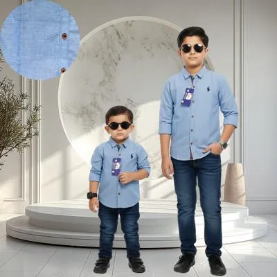 Premium Plan Casual Dress Shirt For Boys